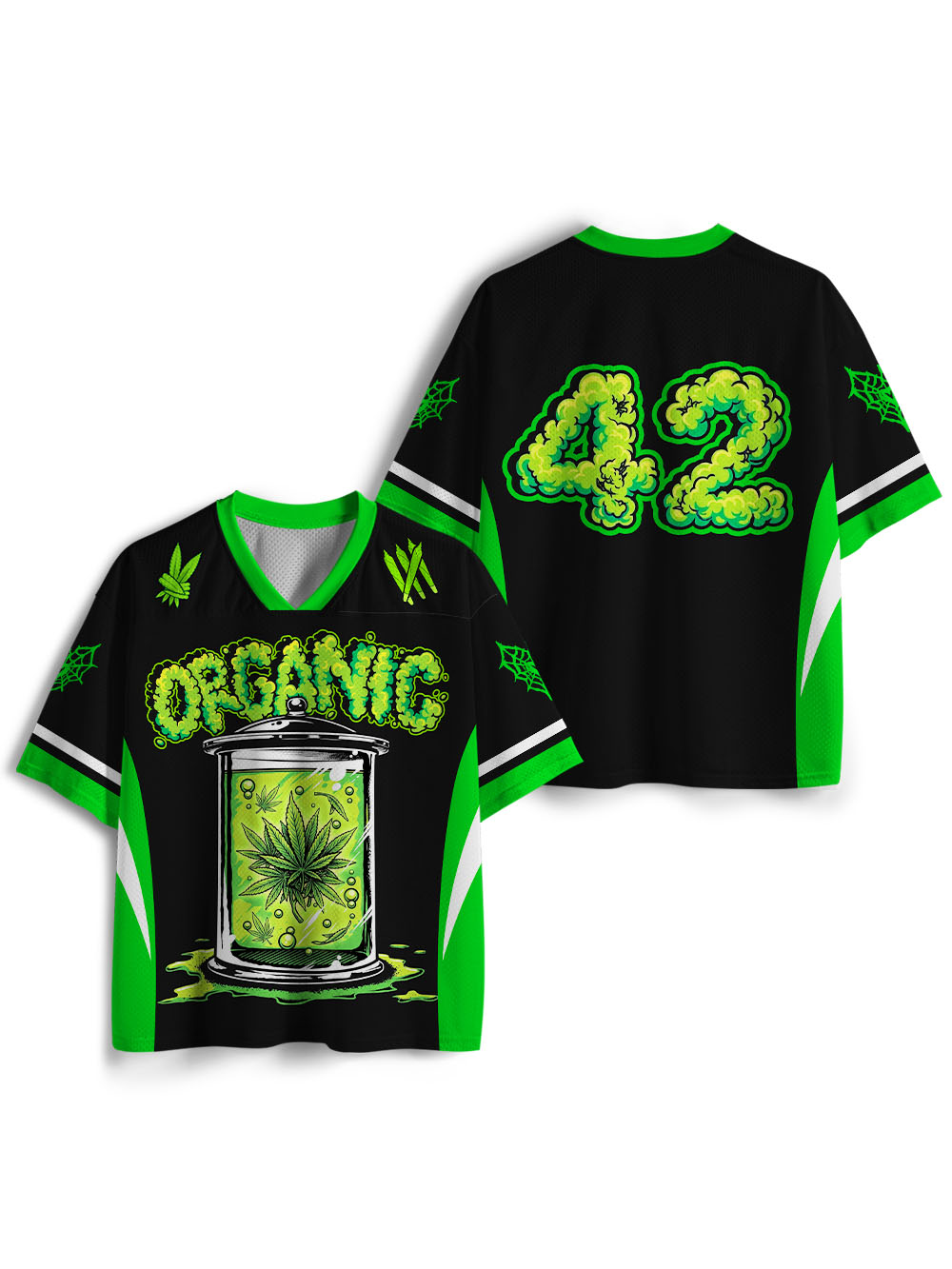 ORGANIC WEED VIBE AAA MESH JERSEY