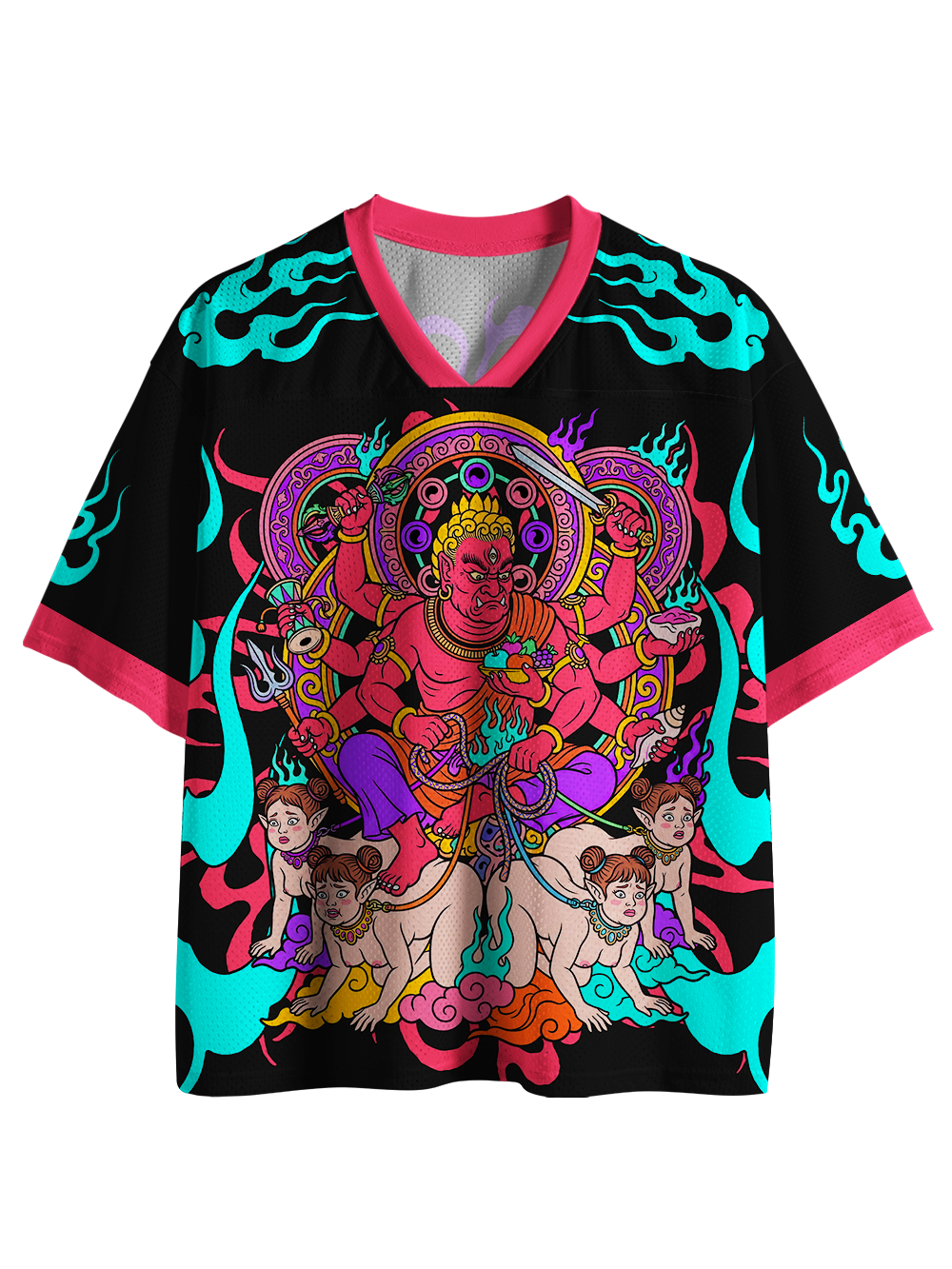 PSYCHEDELIC DEMON GOD AAA MESH JERSEY