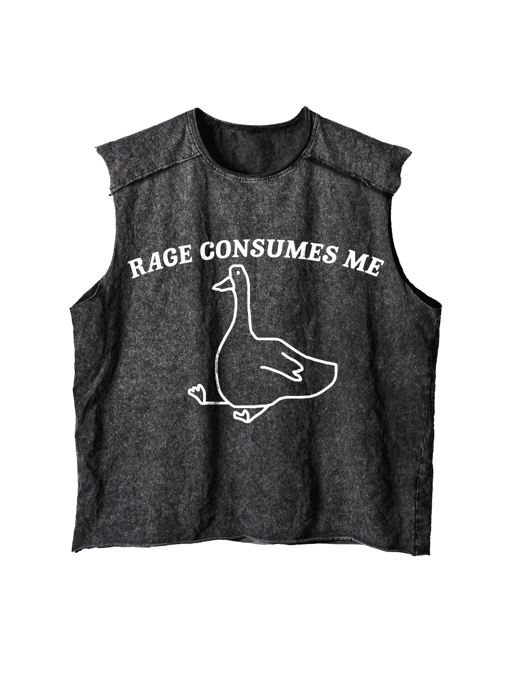 RAGE CONSUMES ME DISTRESSED TANK