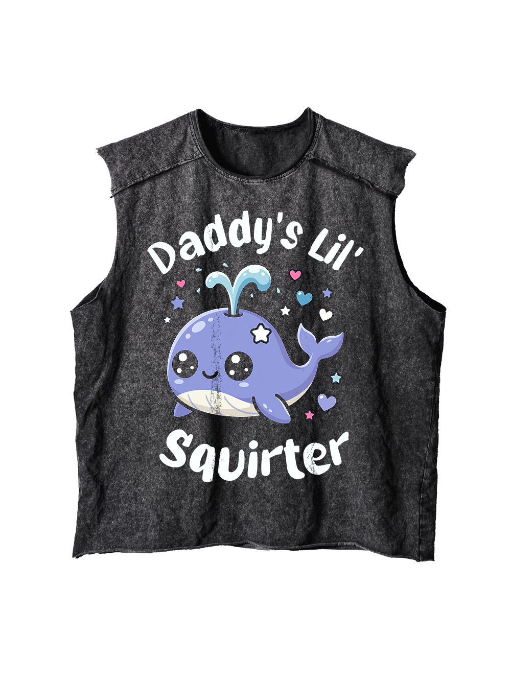 DADDY’S LIL’ SQUIRTER DISTRESSED TANK