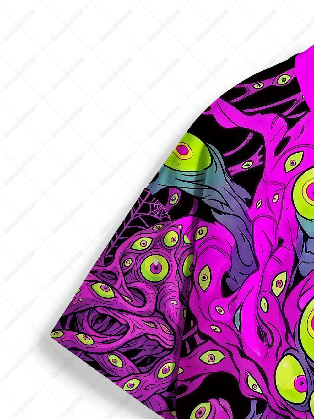 NEON EYEBALL MONSTER ECO OVERSIZED GRAPHIC TEES