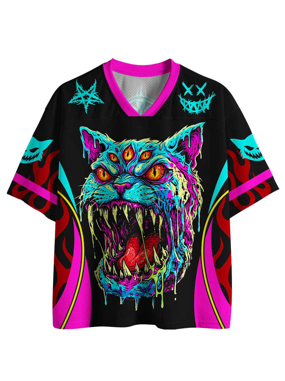 NEON DEMON CAT AAA MESH JERSEY