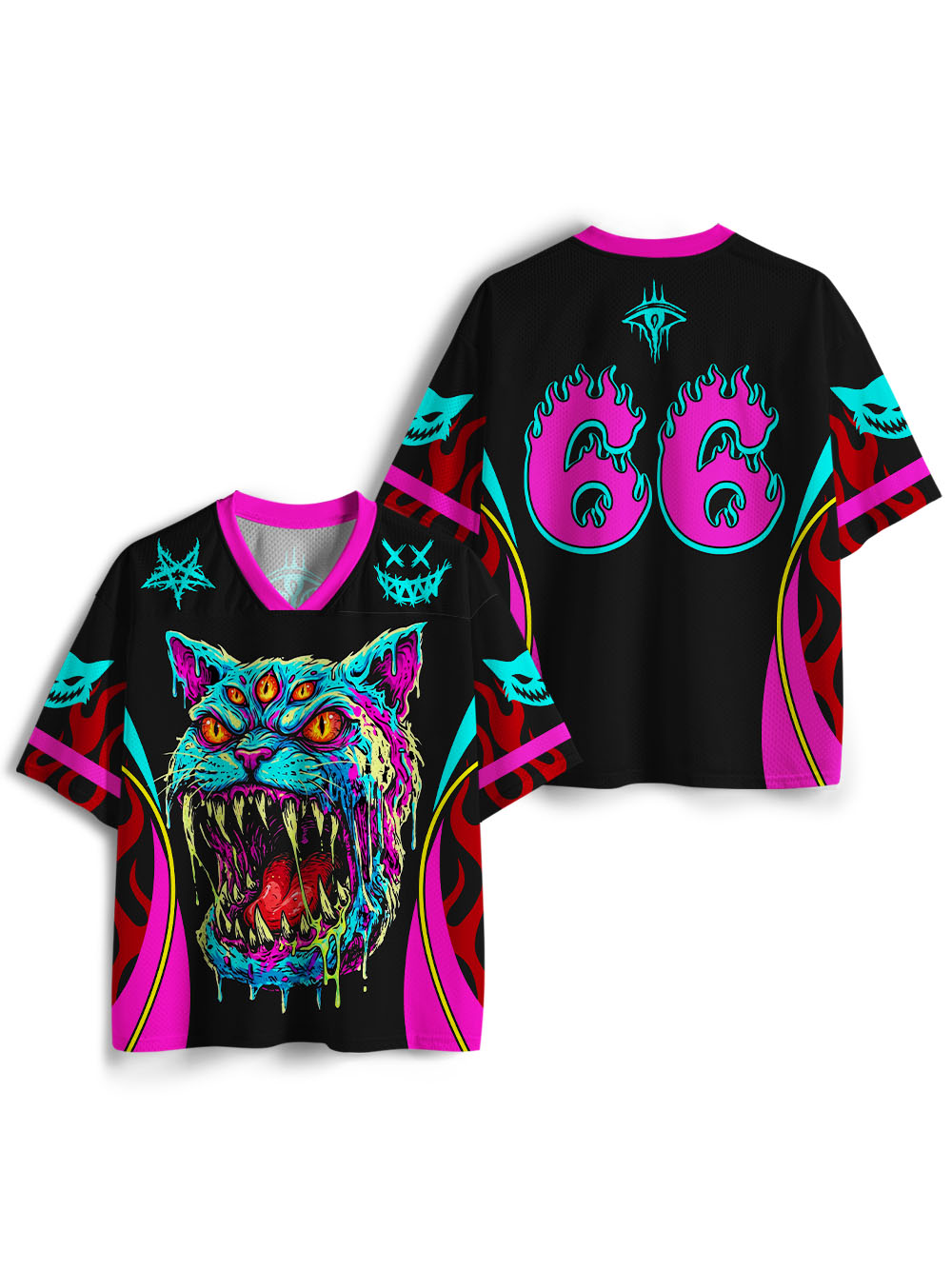 NEON DEMON CAT AAA MESH JERSEY