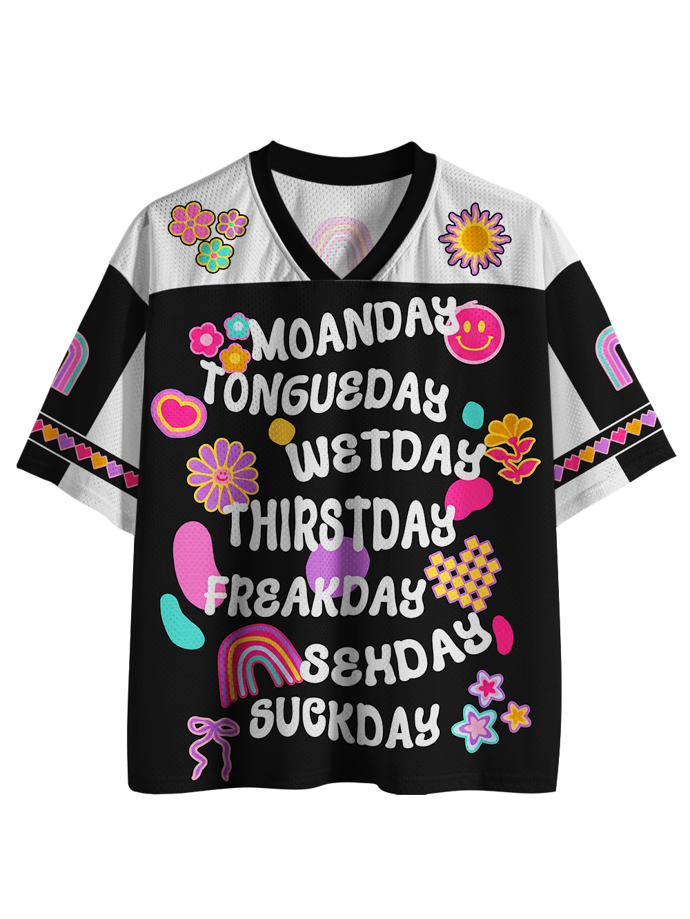 NAUGHTY WEEKDAYS AAA MESH JERSEY