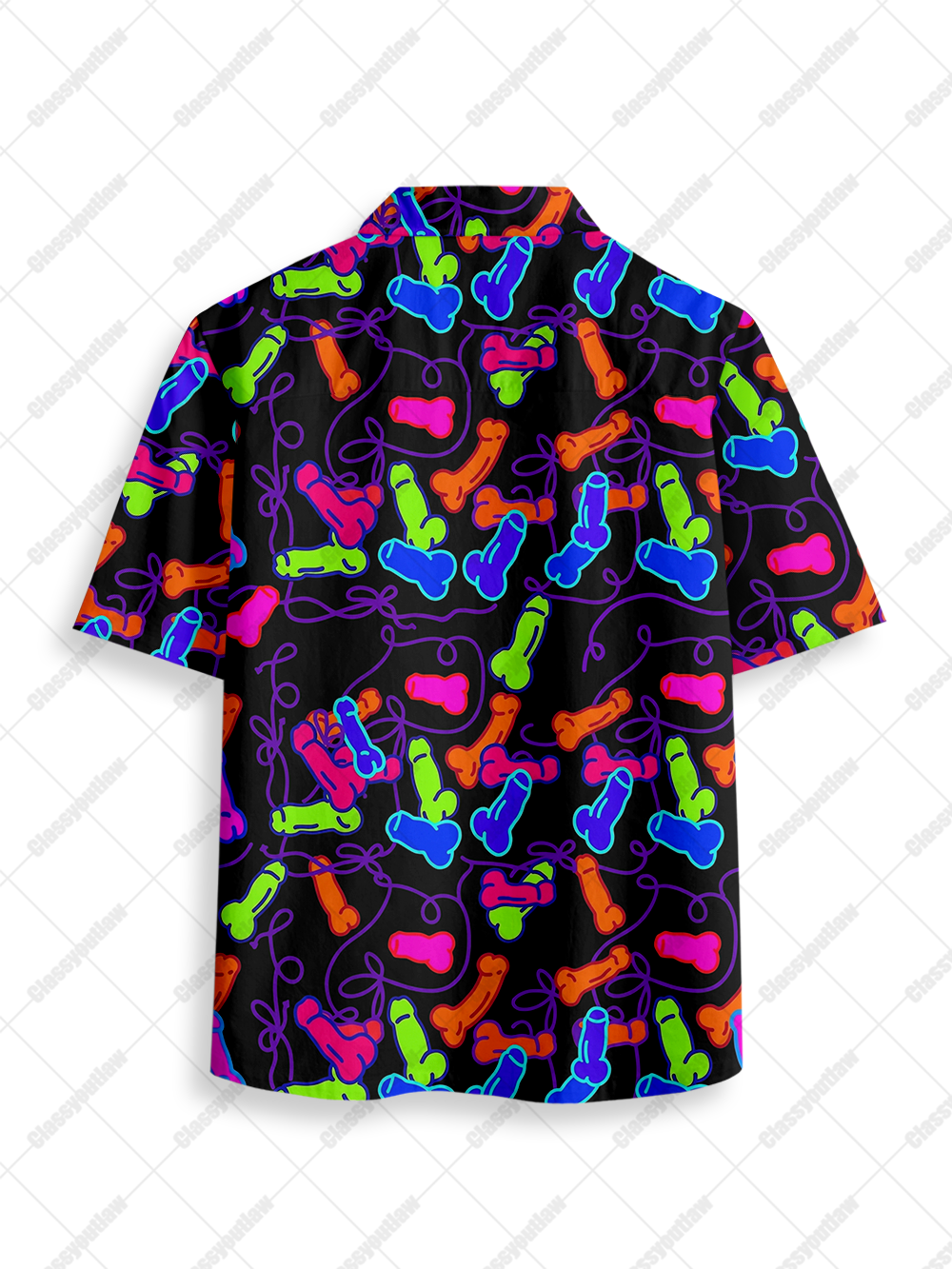 NEON TOYS BUTTON UP POCKET SHIRT