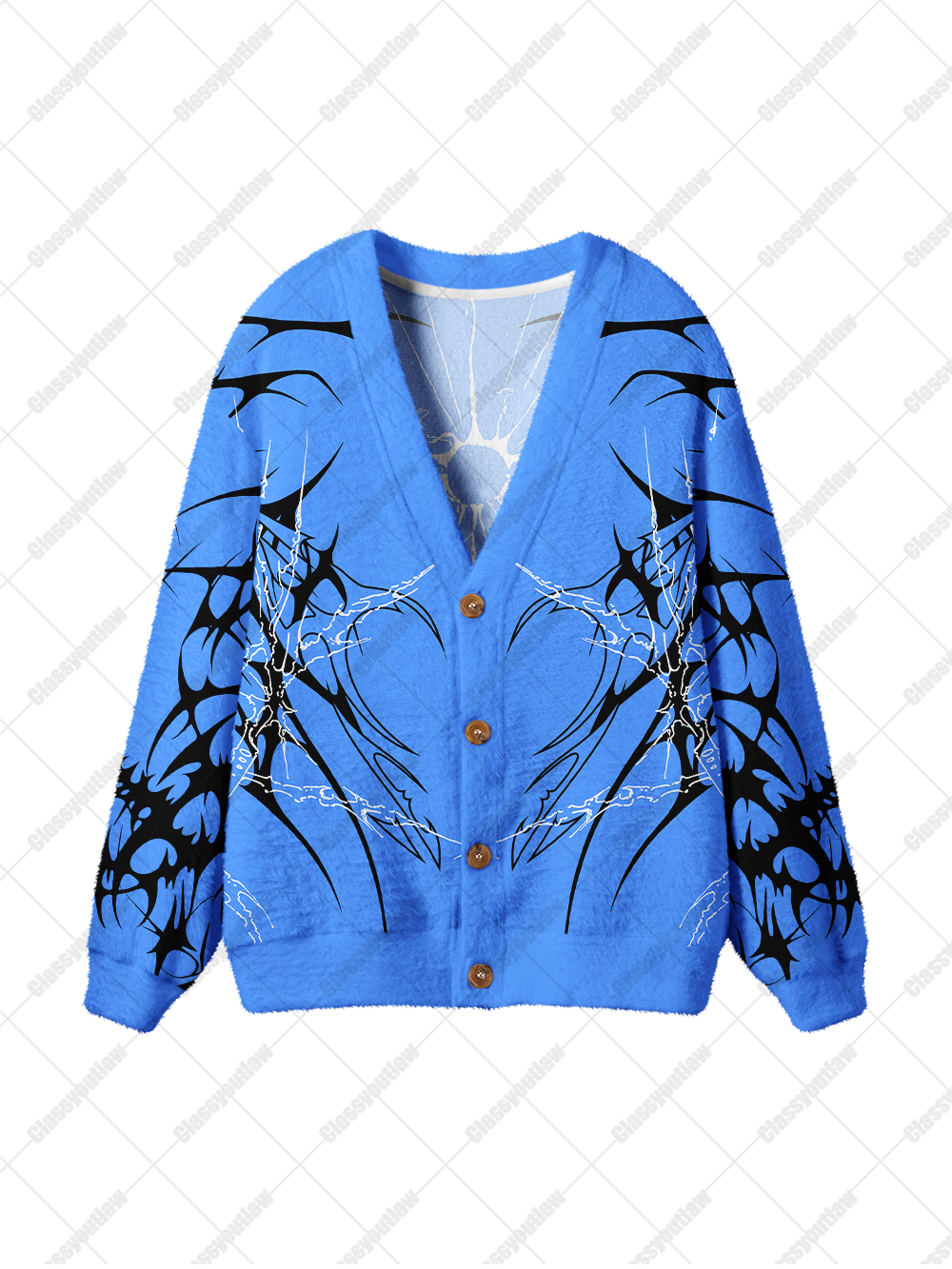 CYBER THORN UGLY CARDIGAN SWEATERS