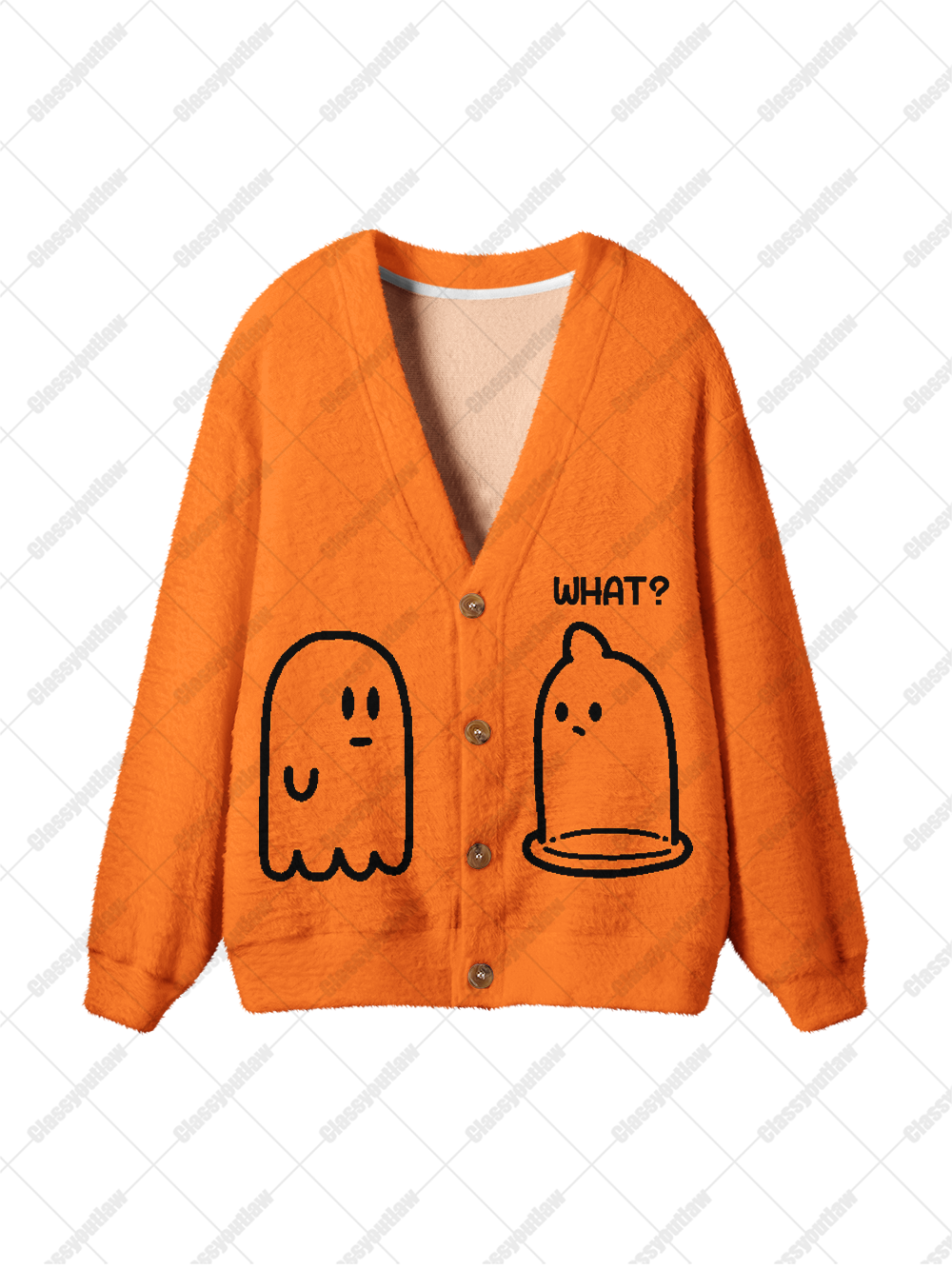 GHOST WHATS UGLY CARDIGAN SWEATERS