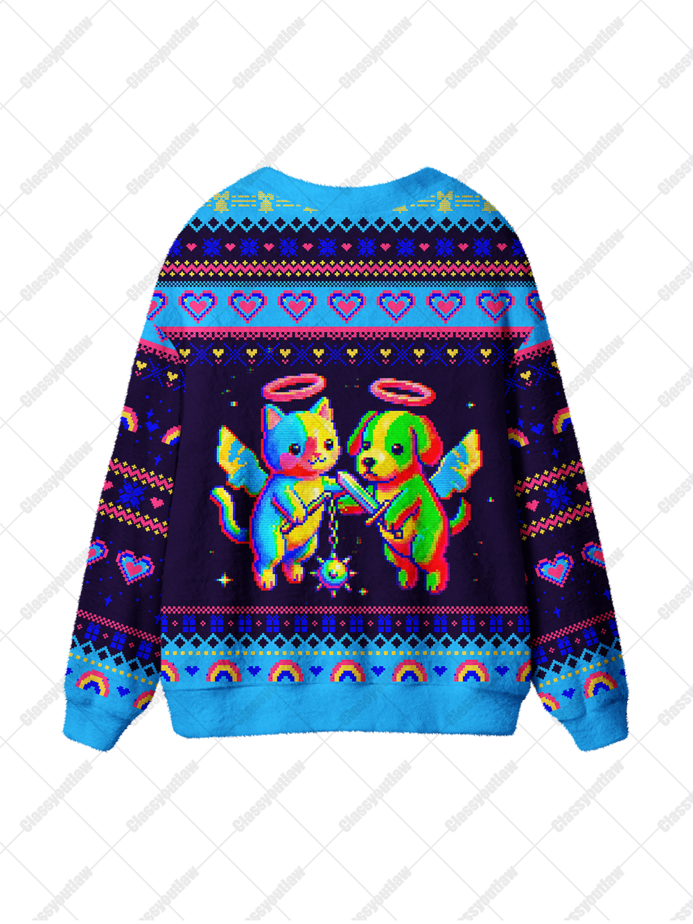 PIXEL PETS UGLY CARDIGAN SWEATERS