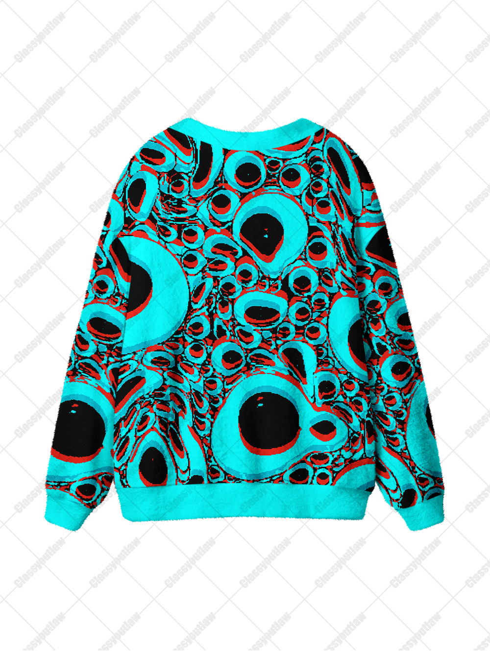 TRIPLE SWIRL UGLY CARDIGAN SWEATERS
