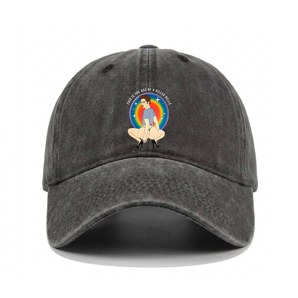 THIS IS THE ASS OF A KILLER BELLA WASHED VINTAGE BASEBALL CAP