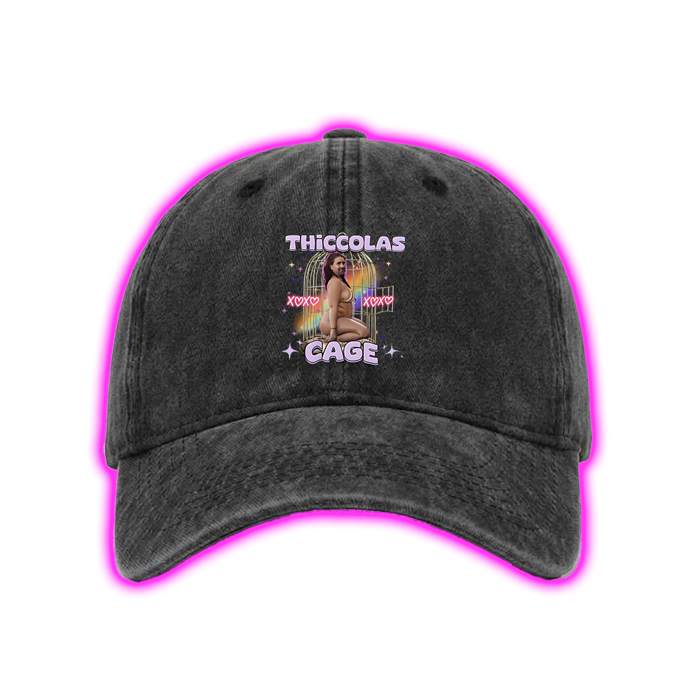 THICCOLAS CAGE WASHED VINTAGE BASEBALL CAP