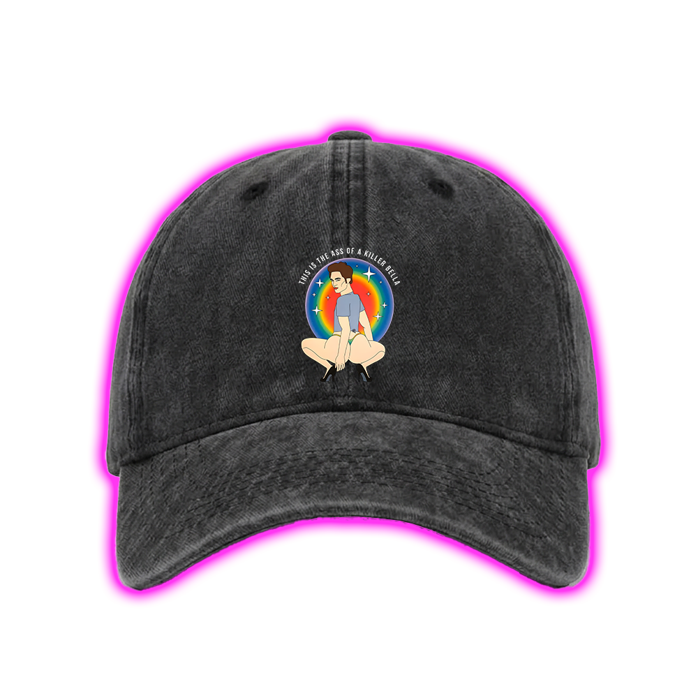 THIS IS THE ASS OF A KILLER BELLA WASHED VINTAGE BASEBALL CAP