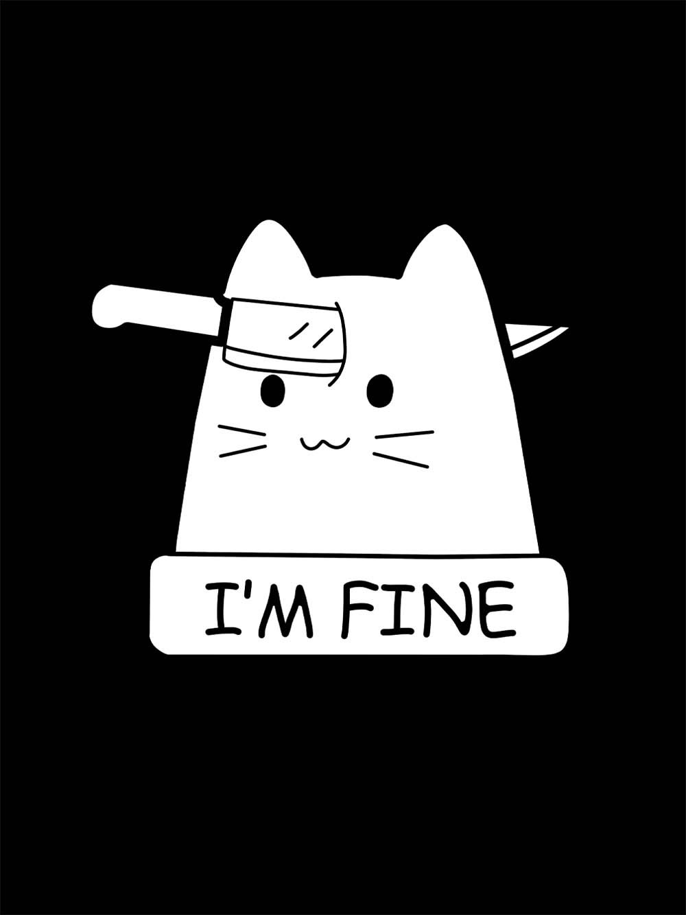 I'm Fine Washed Tshirt