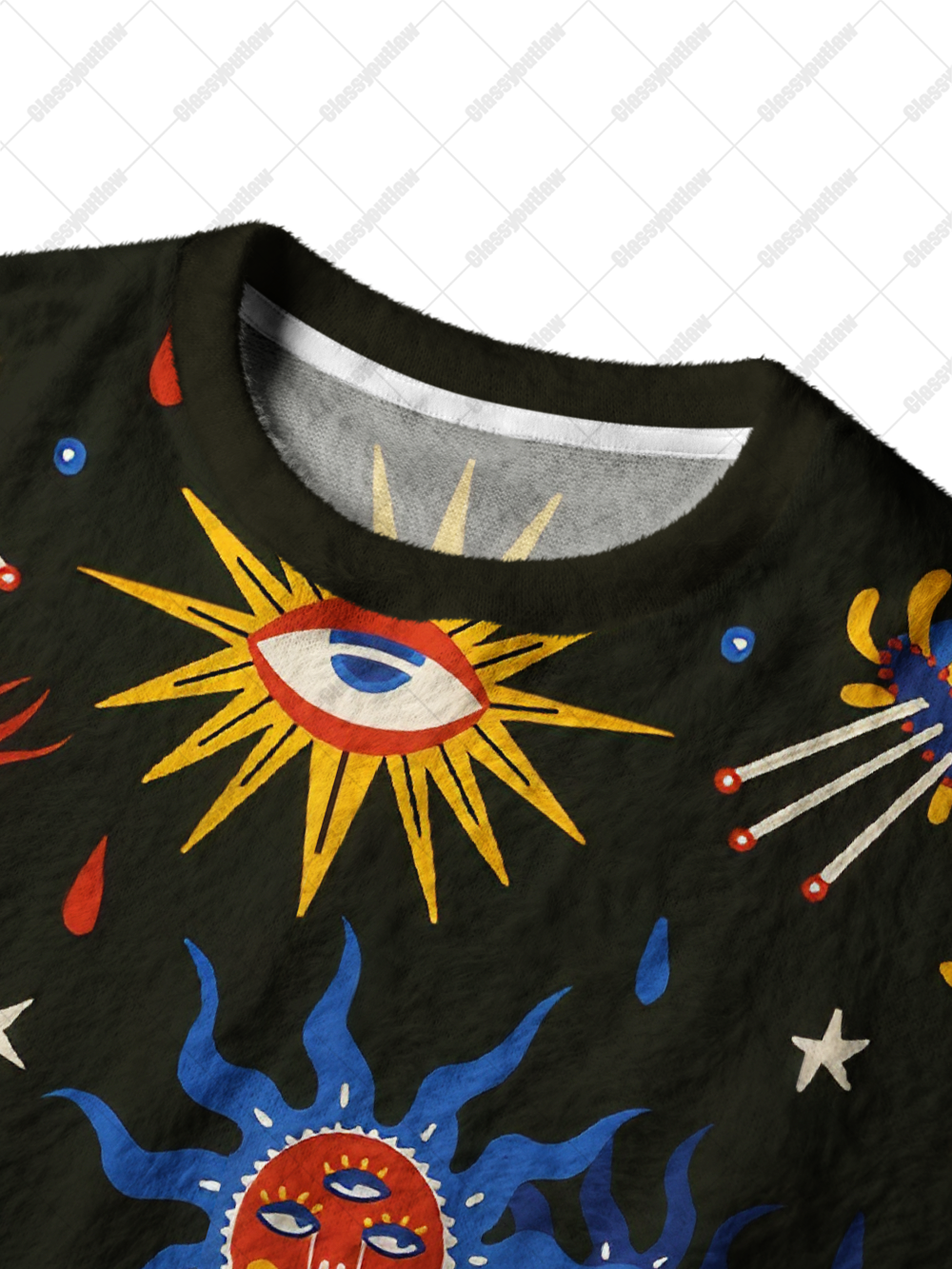 COSMIC LION KNIT SWEATSHIRT