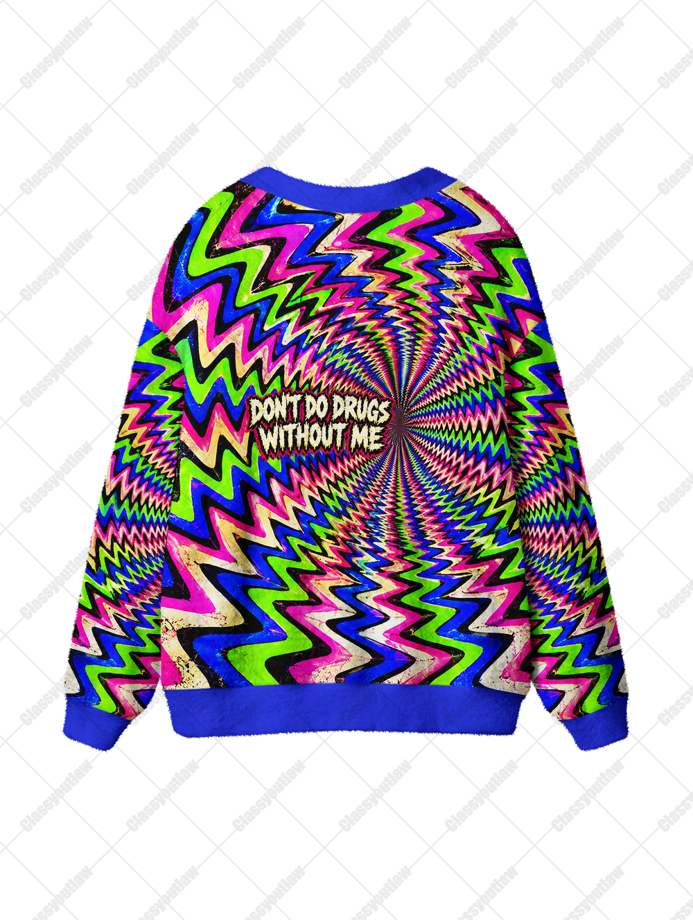 DRUGS WITHOUT ME UGLY CARDIGAN SWEATERS