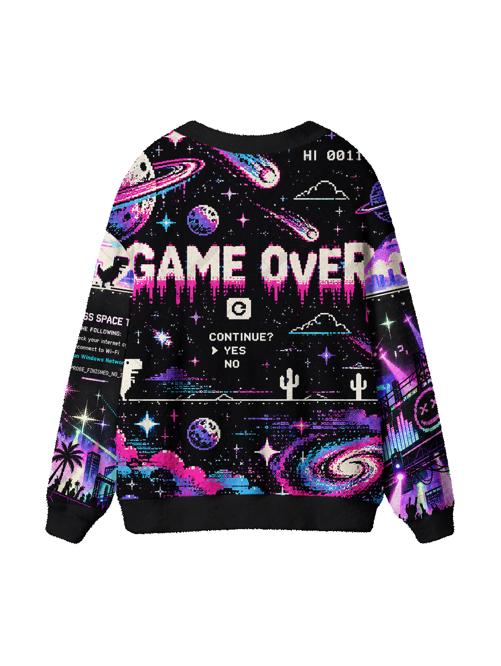 CYBER DISCONNECT UGLY CARDIGAN SWEATERS