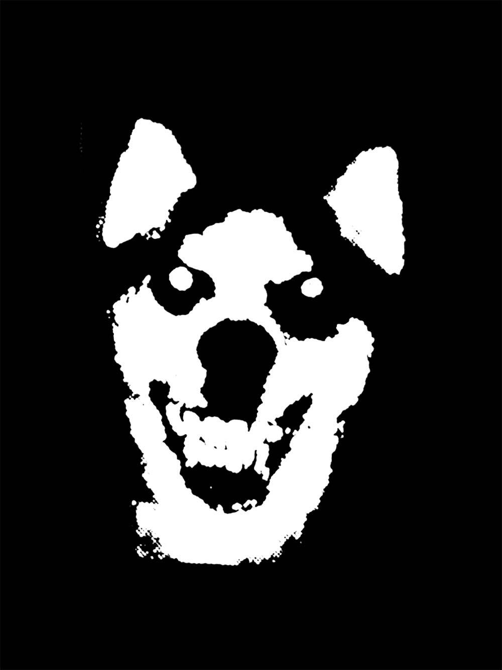 Pixelated Sinister Smil Washed Tshirt