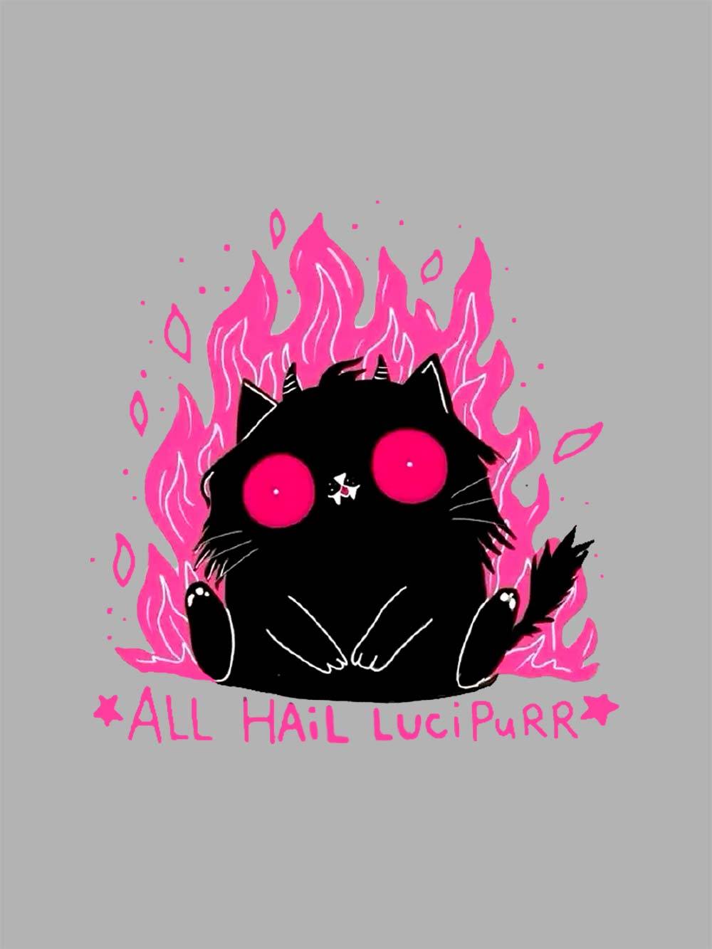 All Hail Lucipurr Washed Tshirt