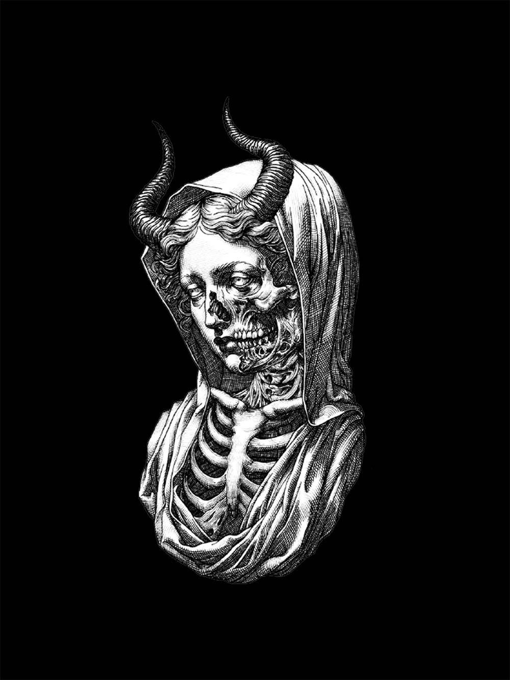 Veiled Demon Washed Tshirt