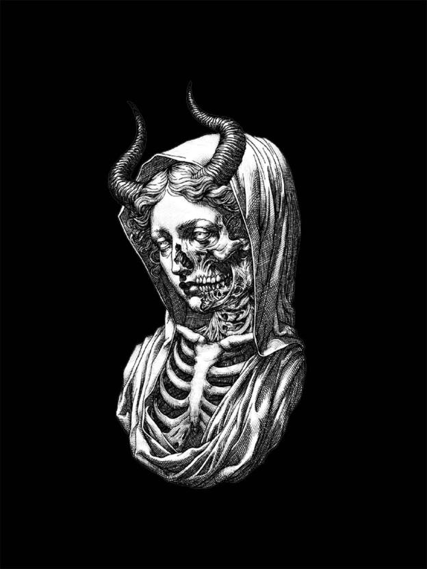 Veiled Demon Washed Tshirt