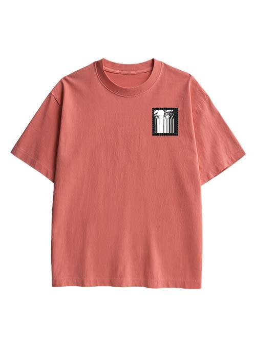 Brainwashed Society Double Sided Print Washed TShirt