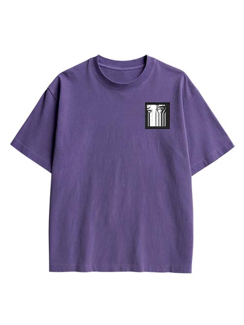 Brainwashed Society Double Sided Print Washed TShirt