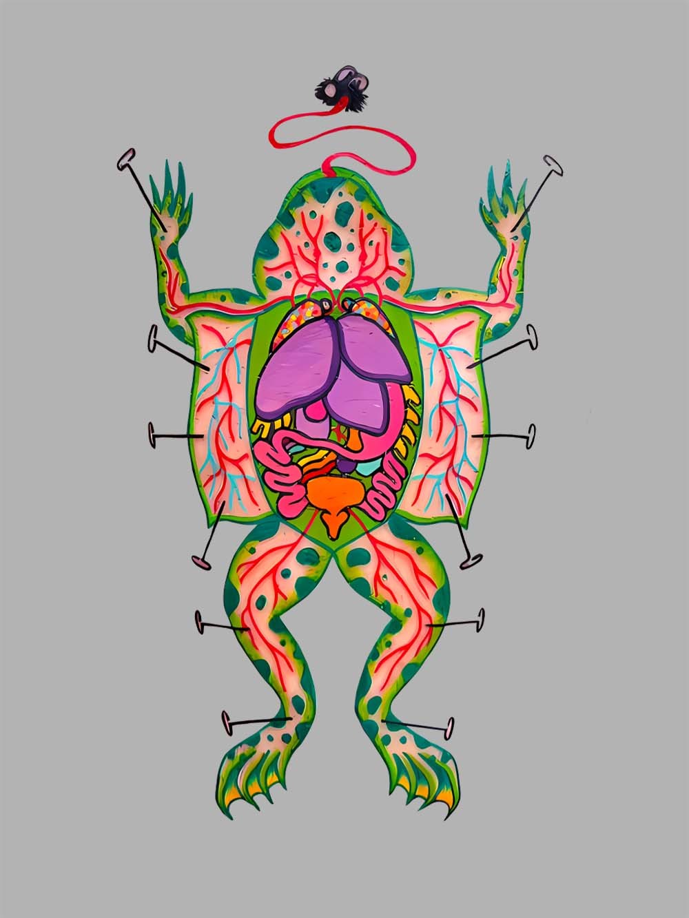 DISSECTED VITALITY WASHED TSHIRT