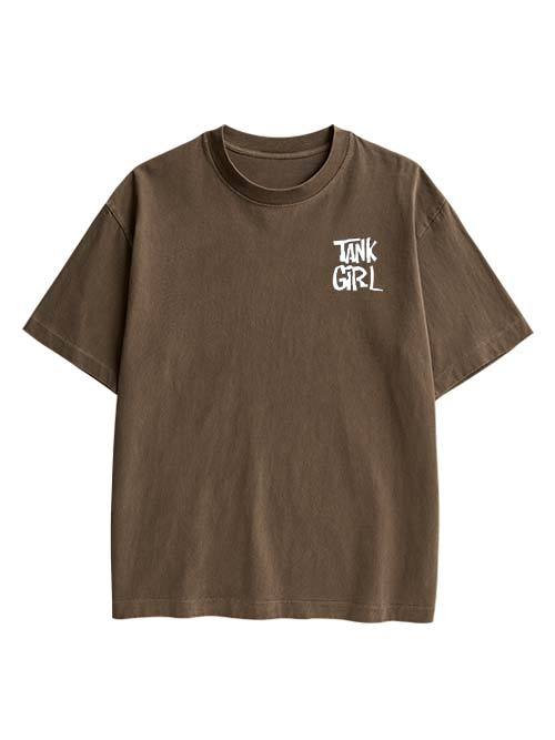 Tank Girl Double Sided Print Washed TShirt