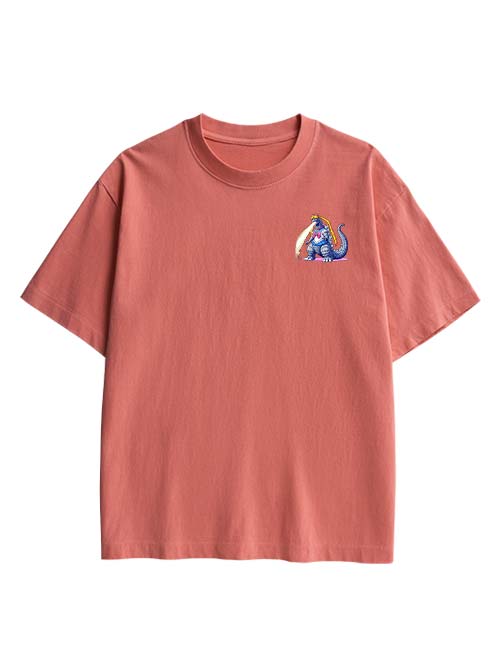 Sailor Godzilla Double Sided Print Washed TShirt