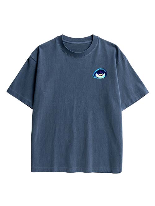 Celestial Visionary Double Sided Print Washed TShirt