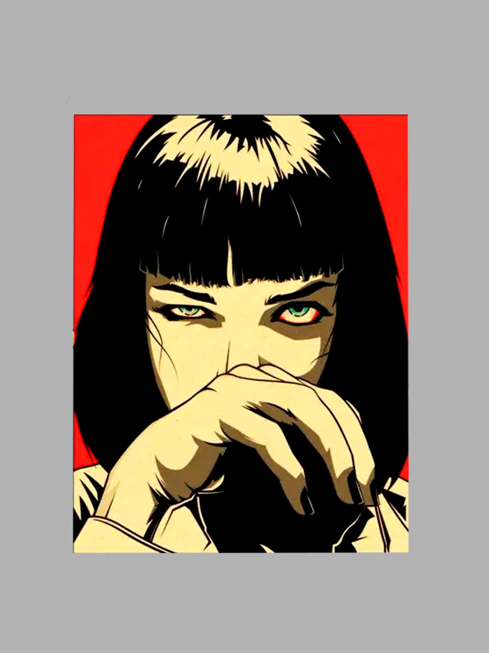 Piercing Gaze Washed Tshirt