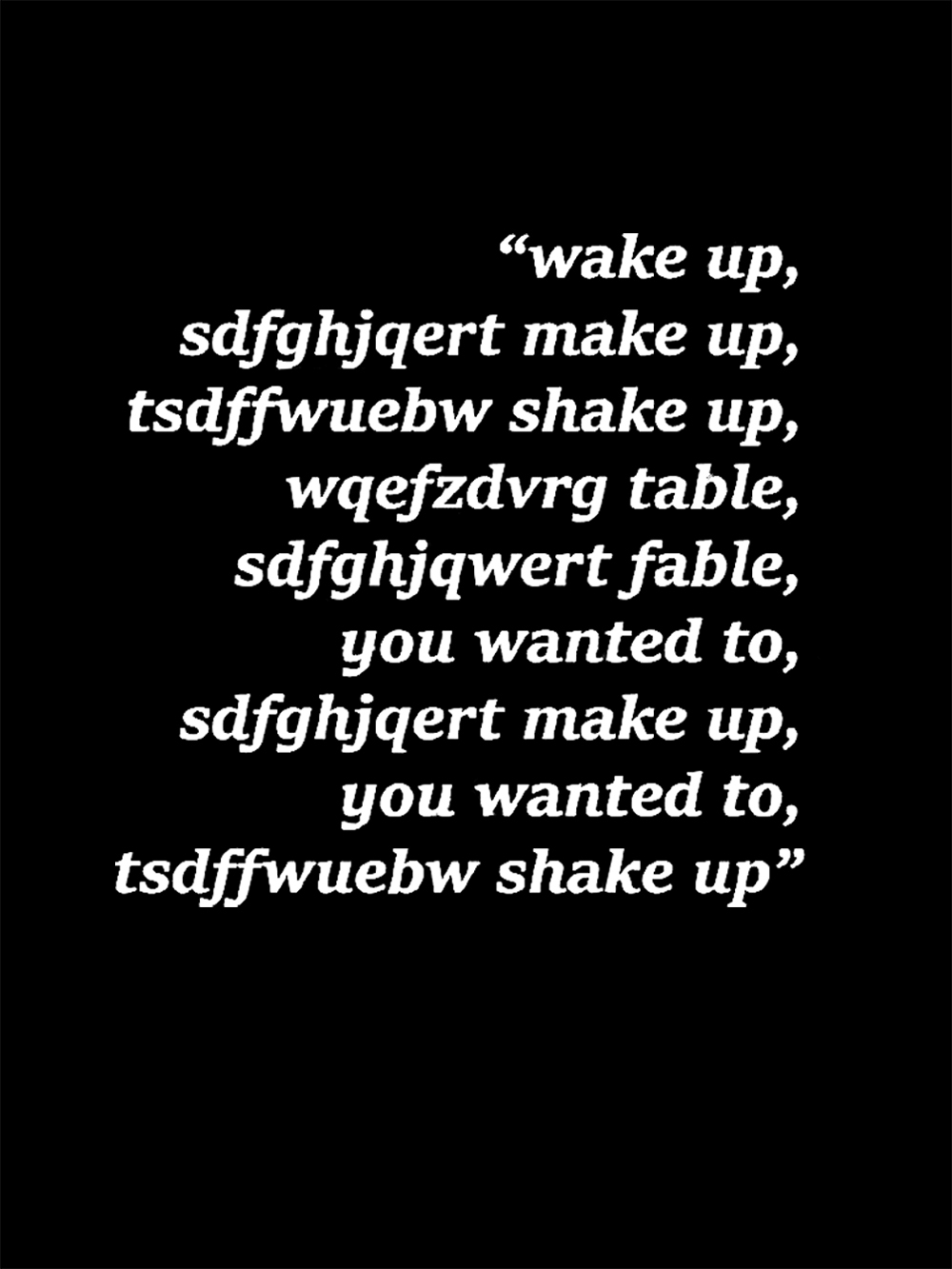 Wake Up Chaos Washed Tshirt