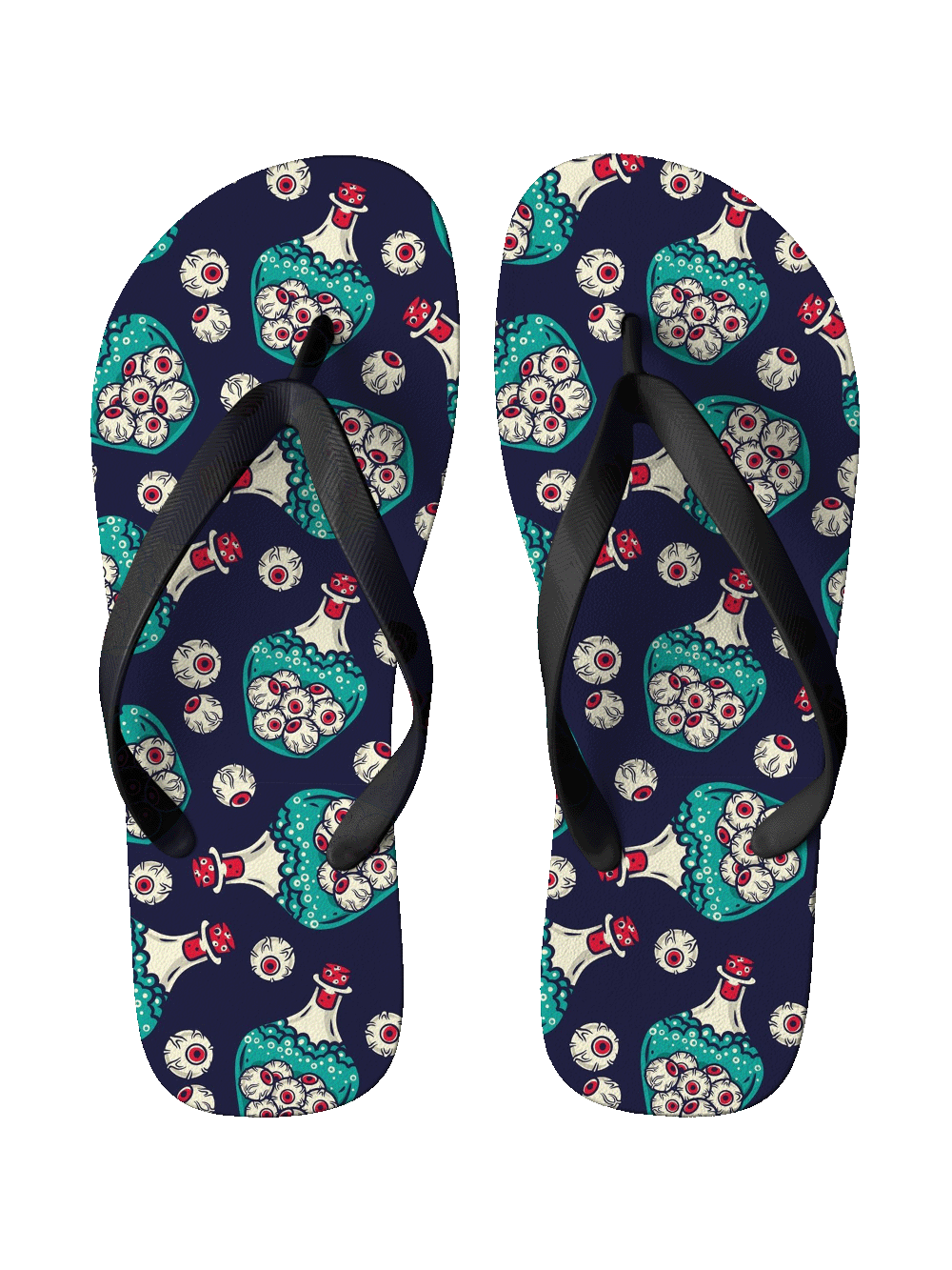 Eye Of The Potion Flip Flops-ClassyOutlaw Sale
