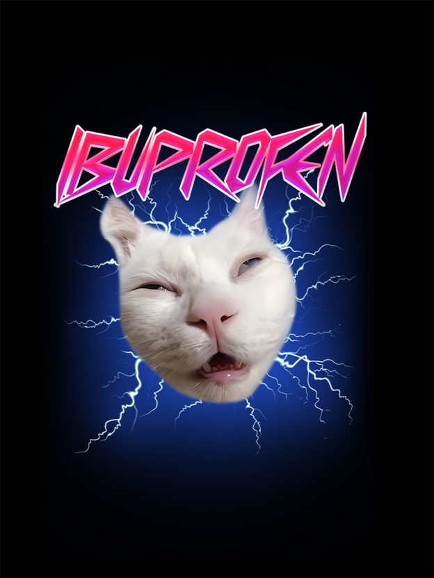 Ibuprofen Washed Tshirt