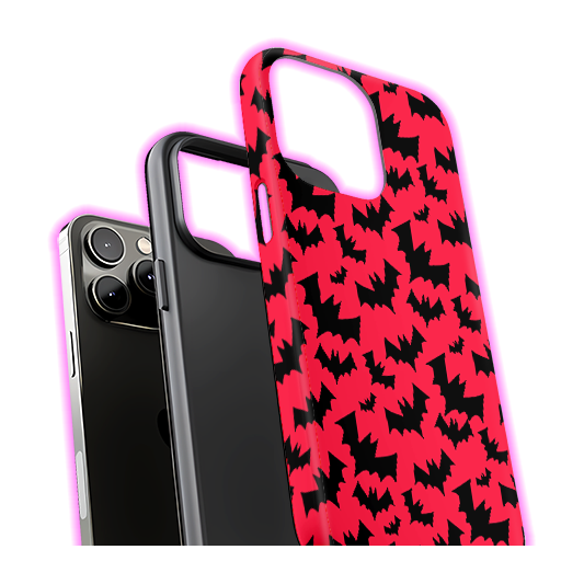 Bat Pattern Phone Case