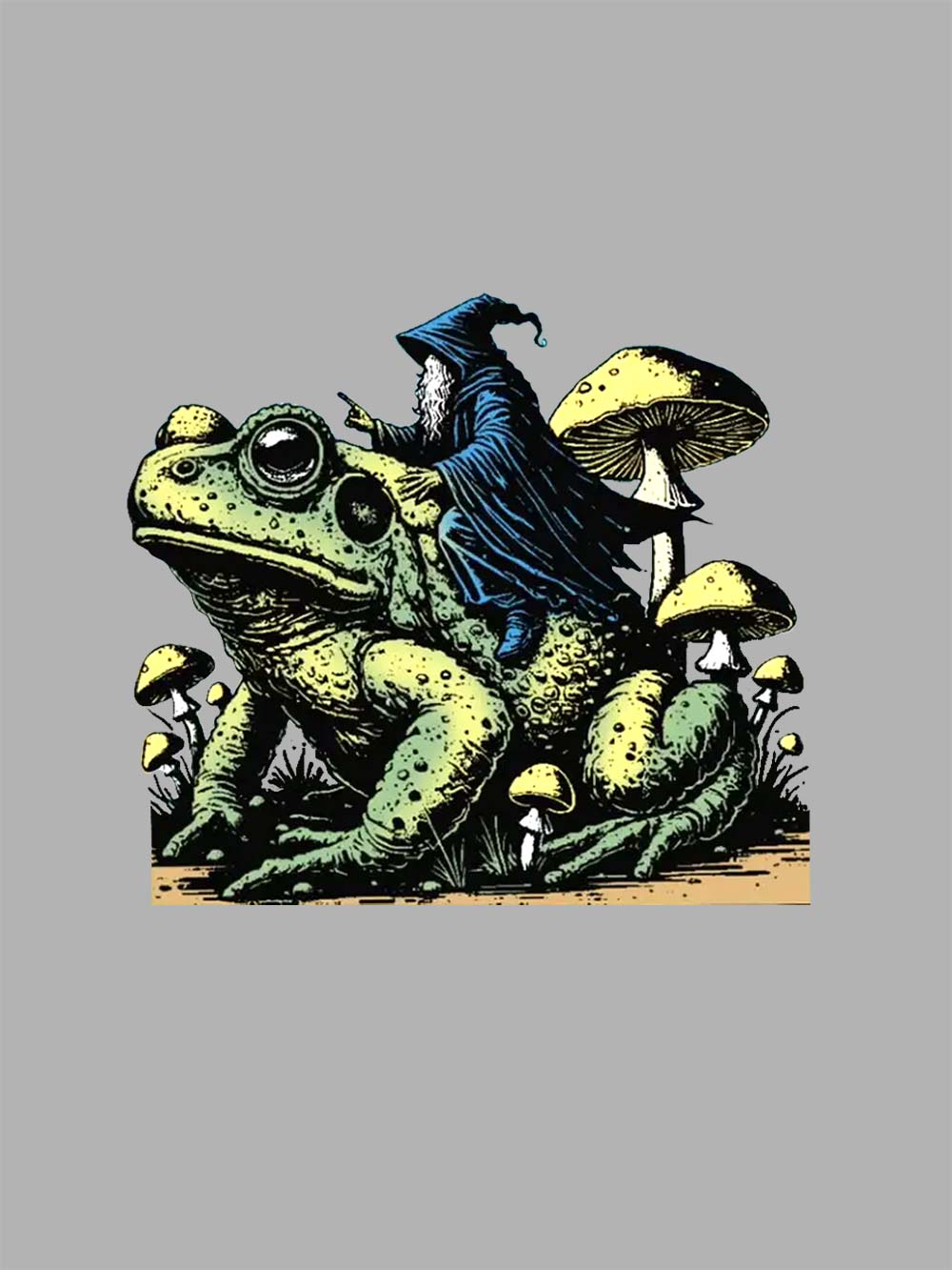 Wizard's Toad Ride Washed Tshirt