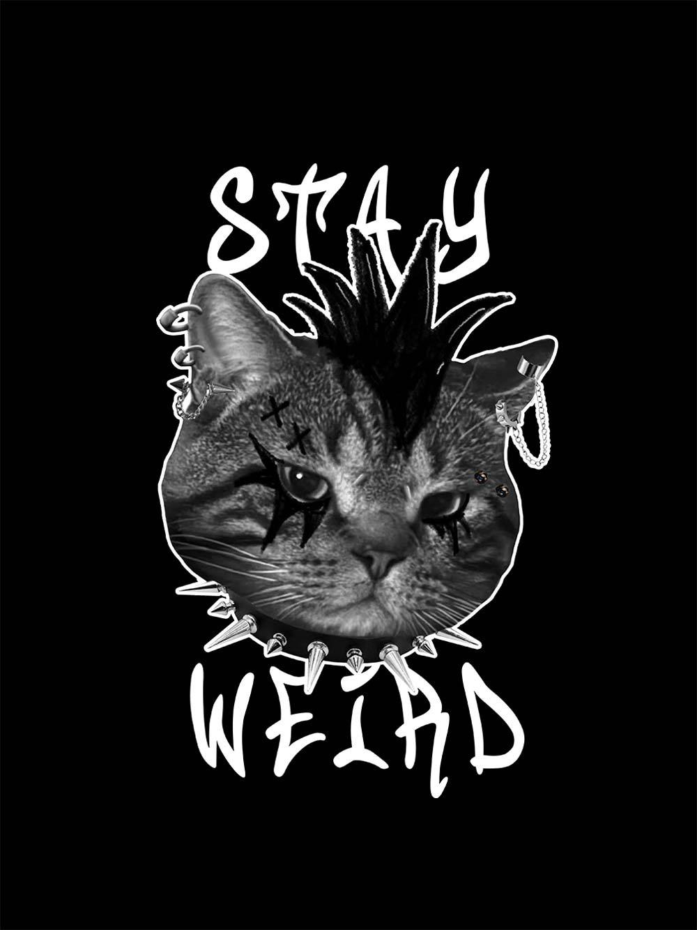 Stay Weird Washed Tshirt