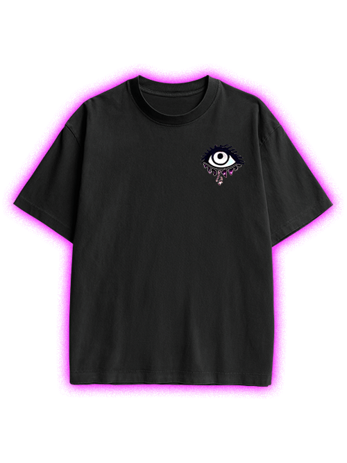 Mystic Melting Siren Double Sided Print Washed TShirt