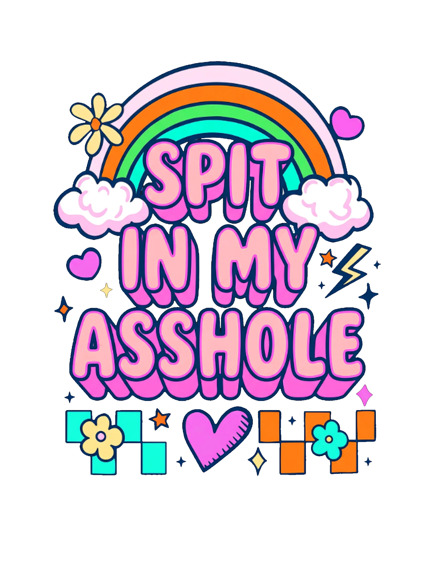 SPIT IN MY ASSHOLE WASHED TANK TOP