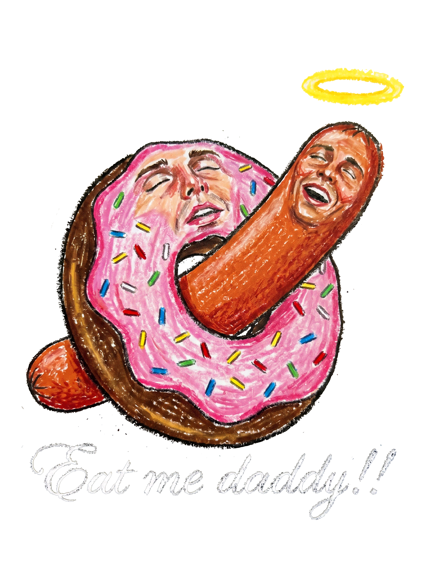 EAT ME DADDY WASHED TSHIRT