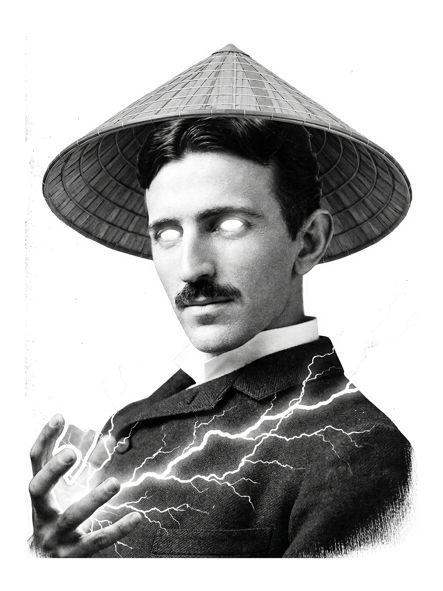 ELECTRIC MYSTIC IN CONICAL HAT WASHED TSHIRT