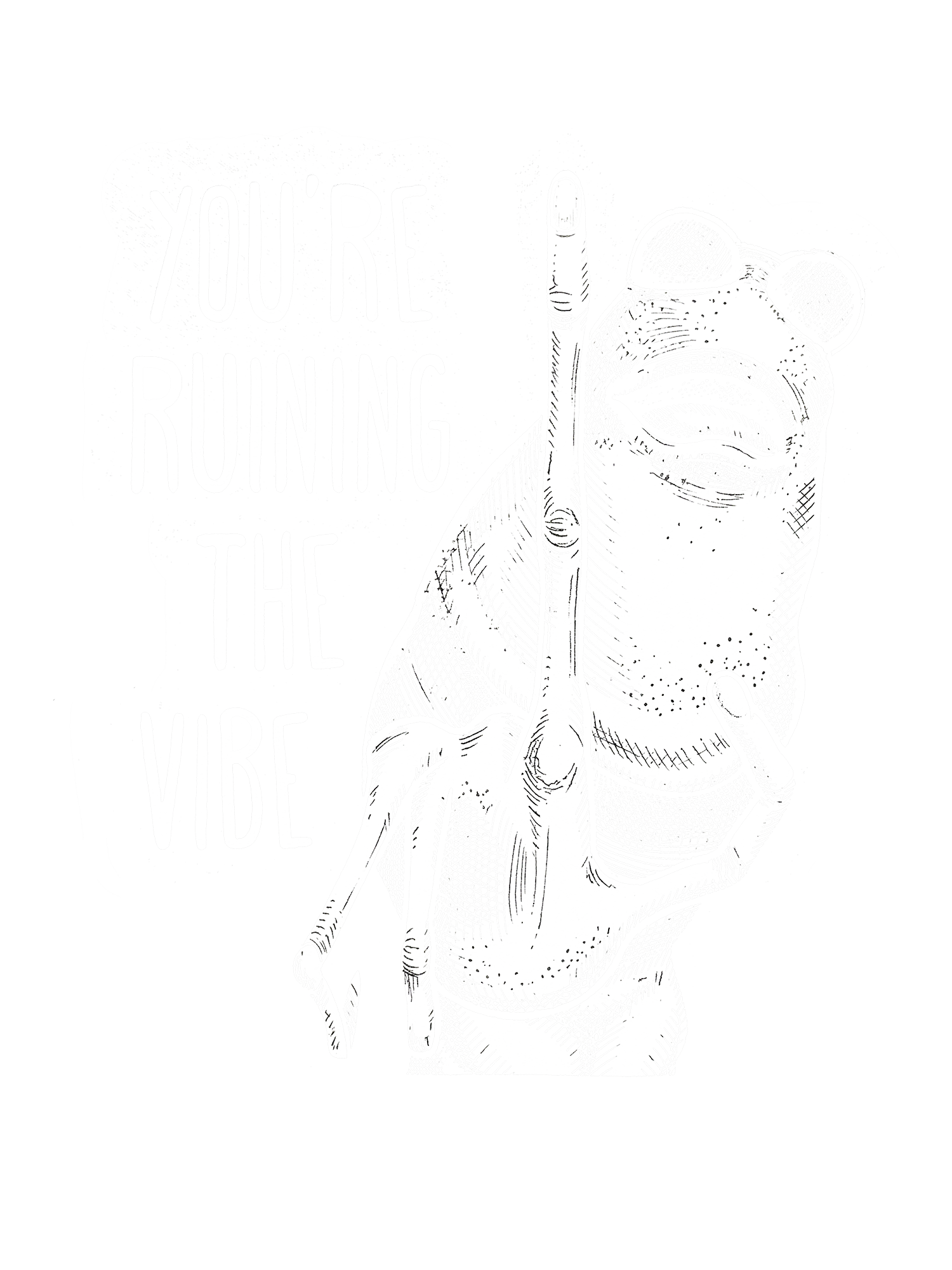YOU’RE RUINING THE VIBE Washed Tshirt