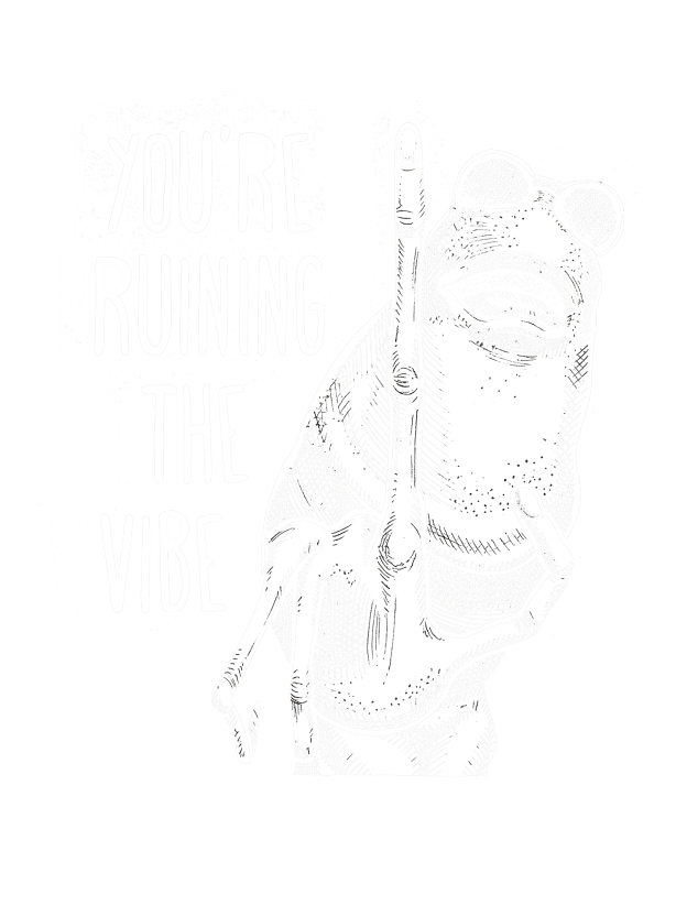YOU’RE RUINING THE VIBE Washed Tshirt