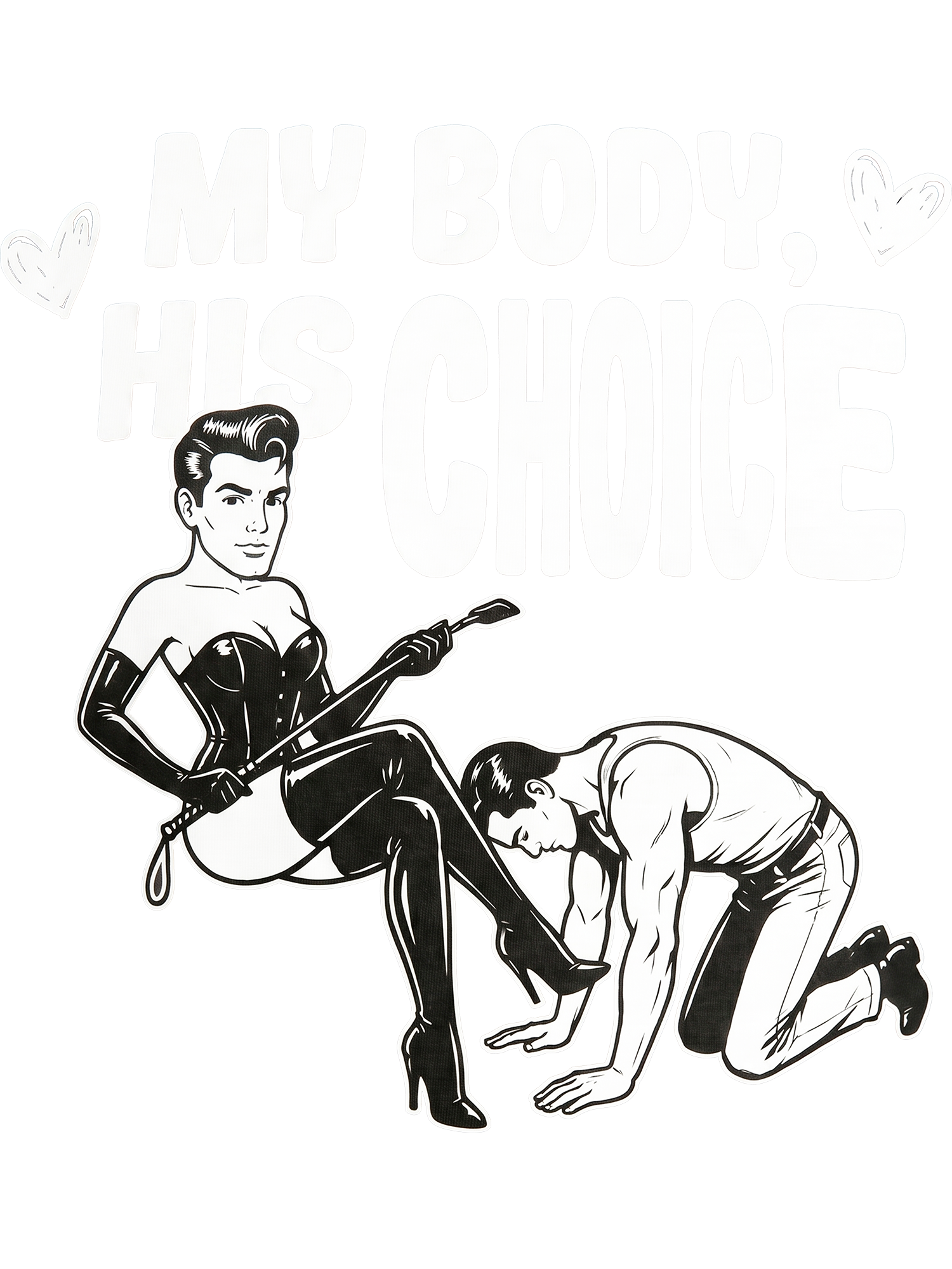 MY BODY, HIS CHOICE WASHED TSHIRT