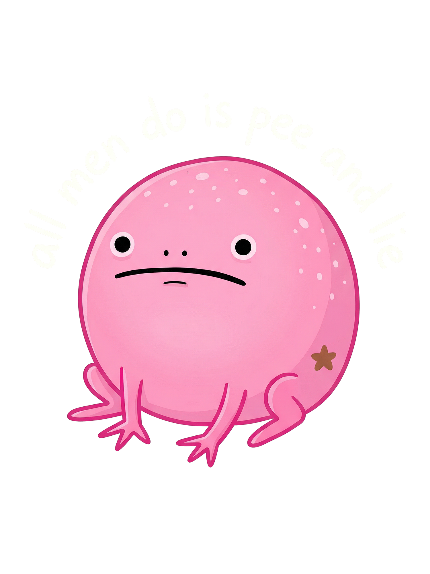 All men do is pee and lie Washed Tshirt