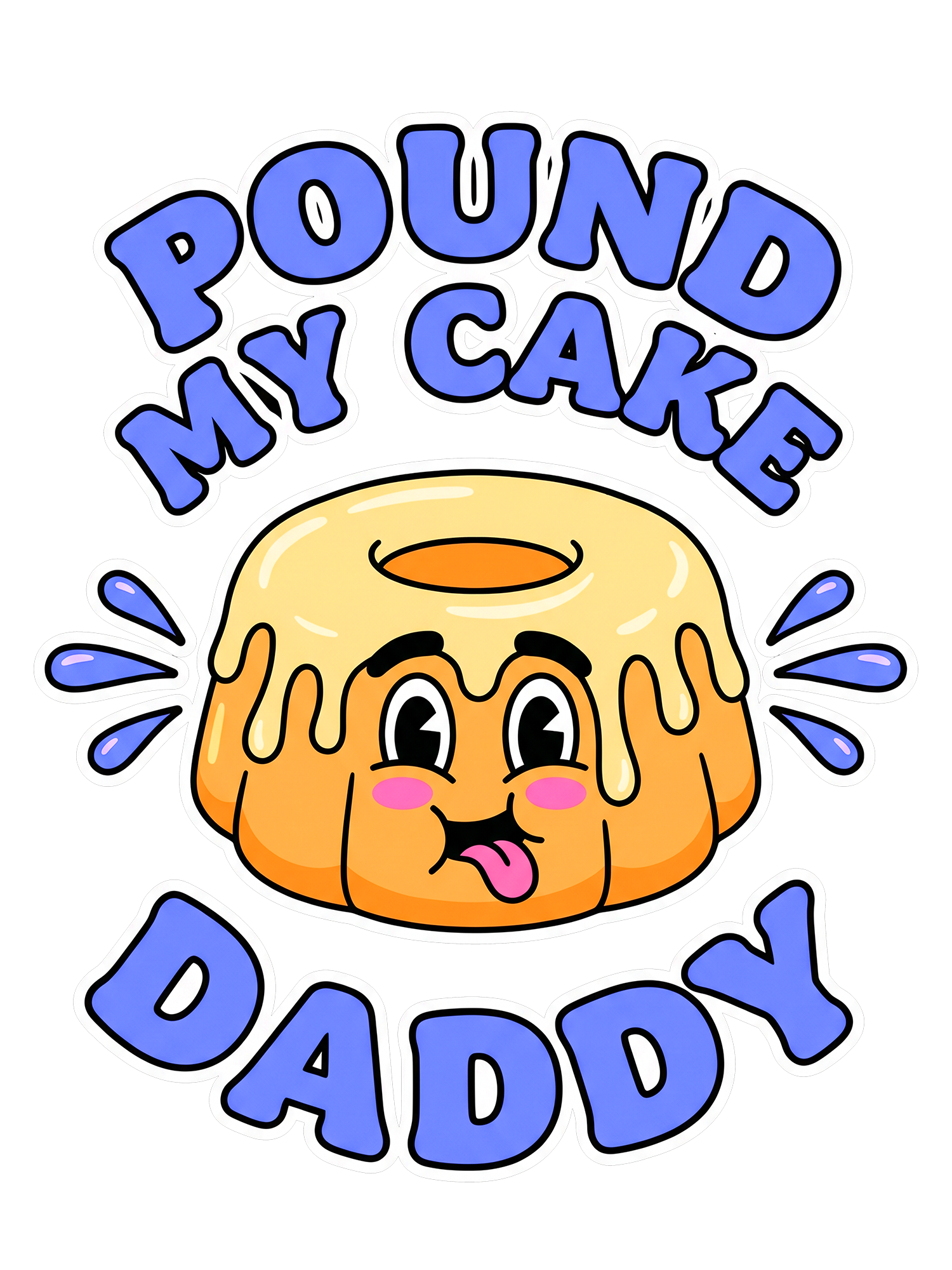 POUND MY CAKE DADDY WASHED TSHIRT