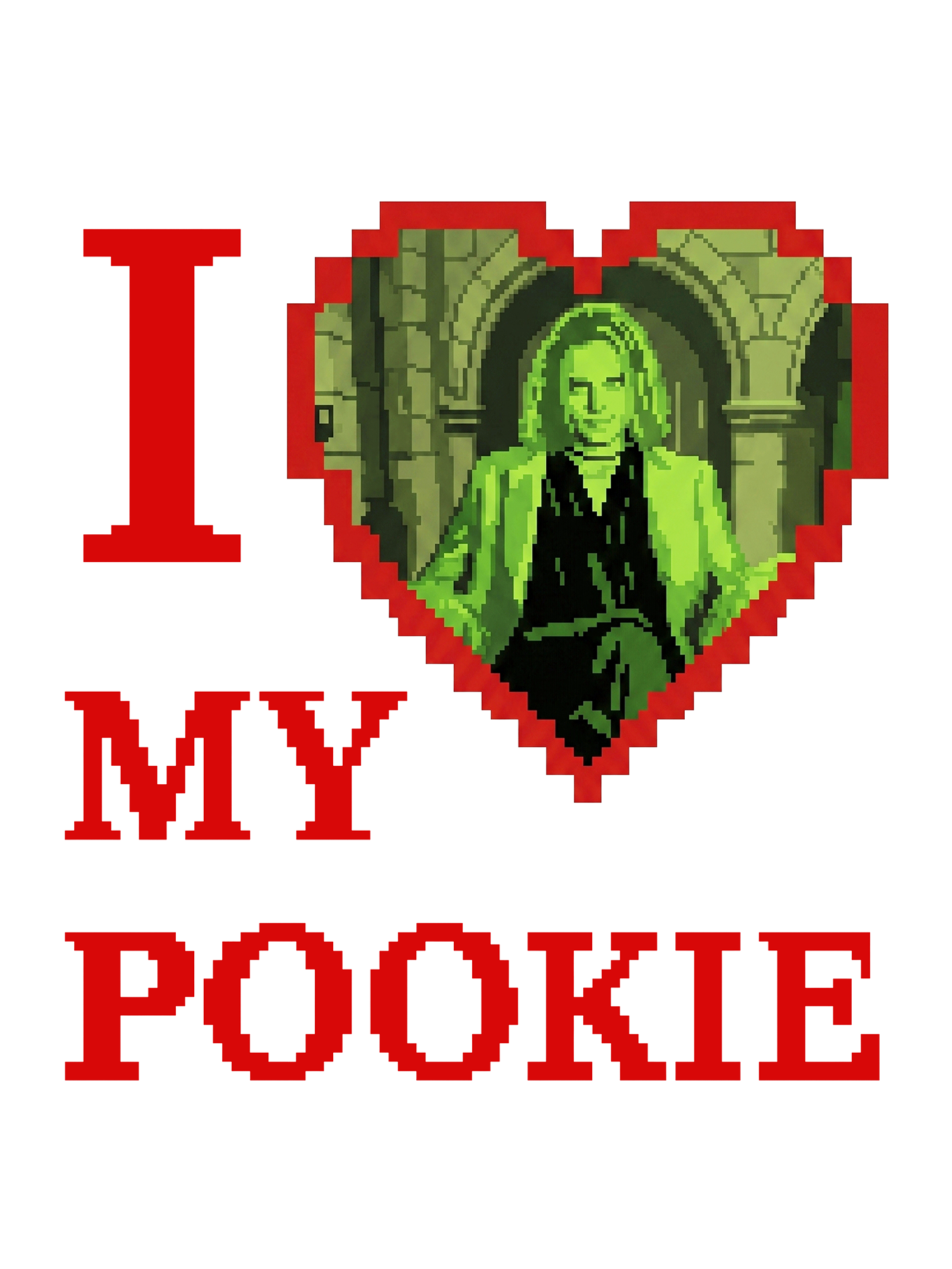 I LOVE MY POOKIE WASHED TSHIRT