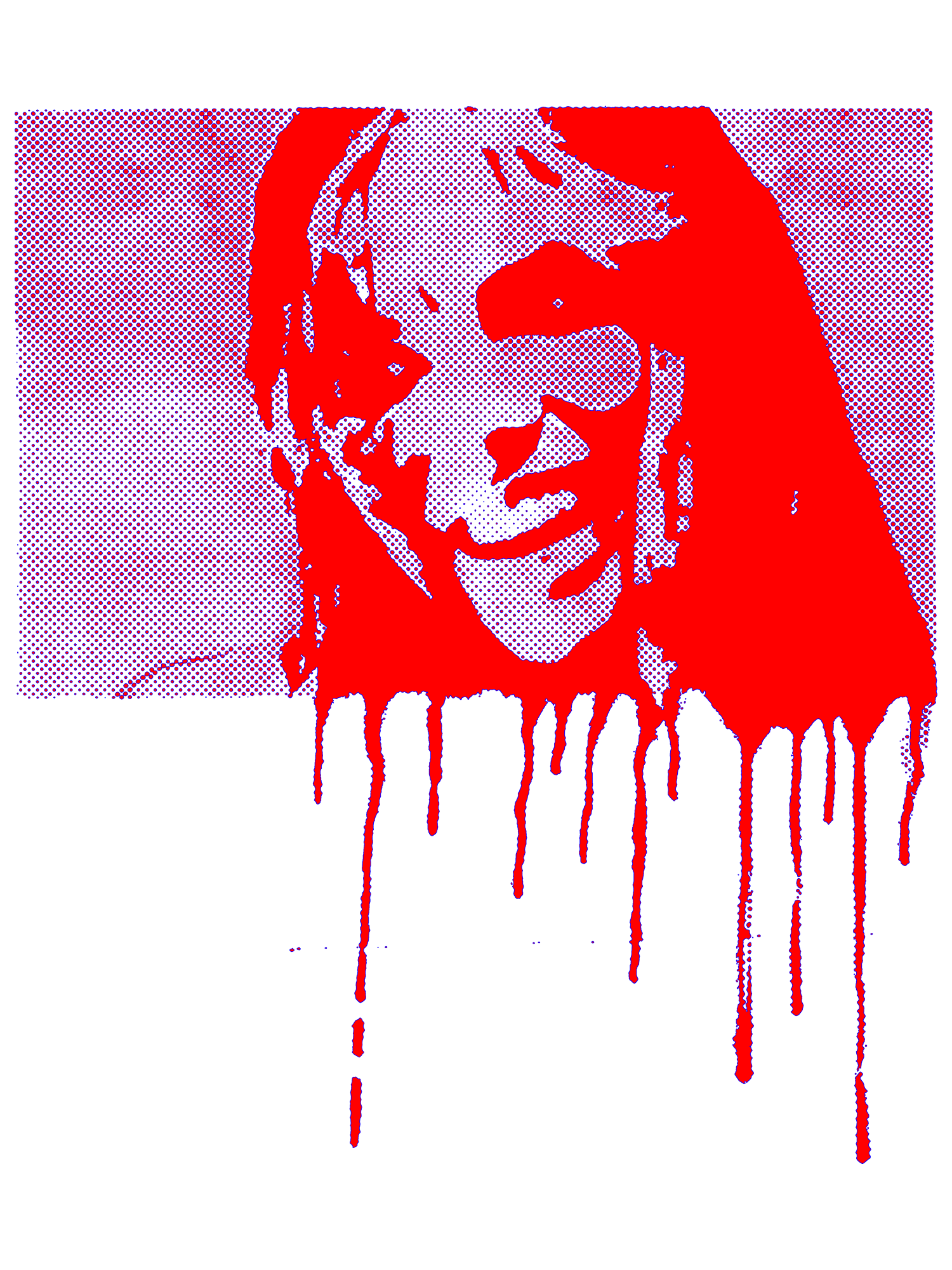 BLOODY SMILE AAA WASHED TSHIRT