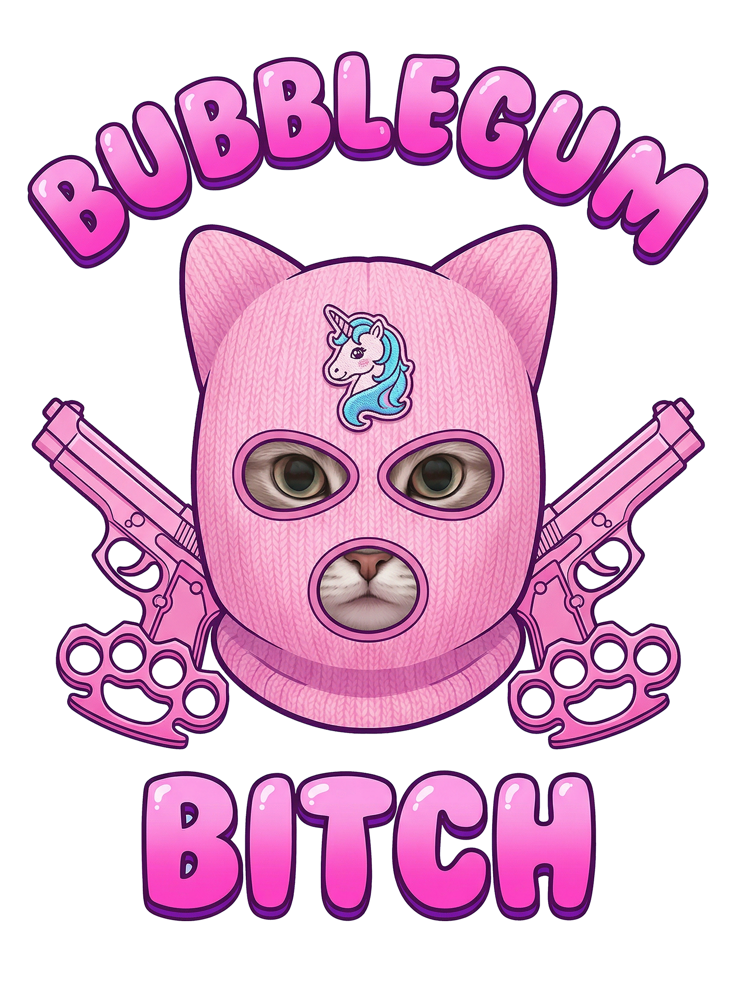 BUBBLEGUM BITCH Washed Tshirt