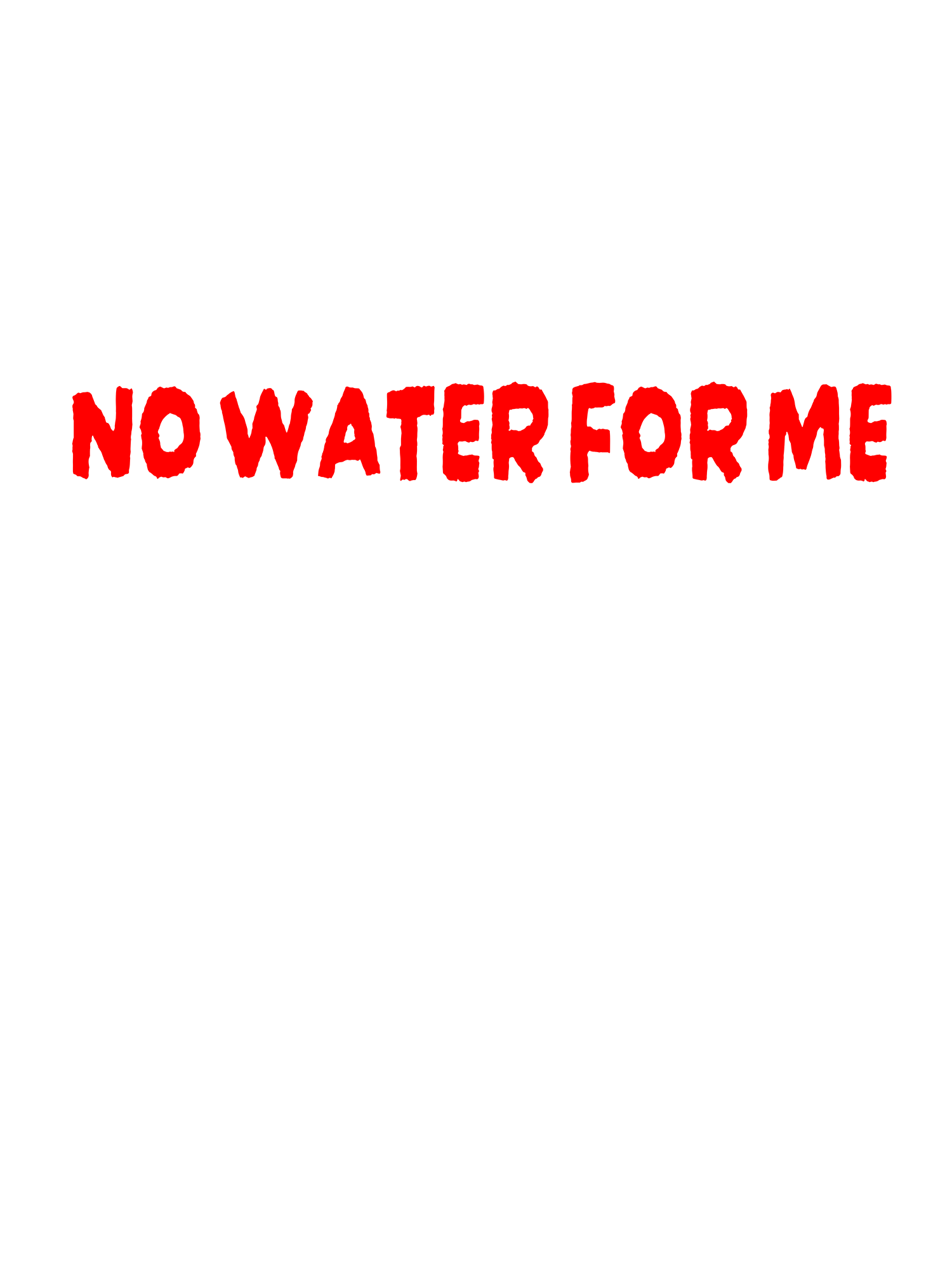 I ONLY DRINK WARM JIZZ AAA WASHED TSHIRT